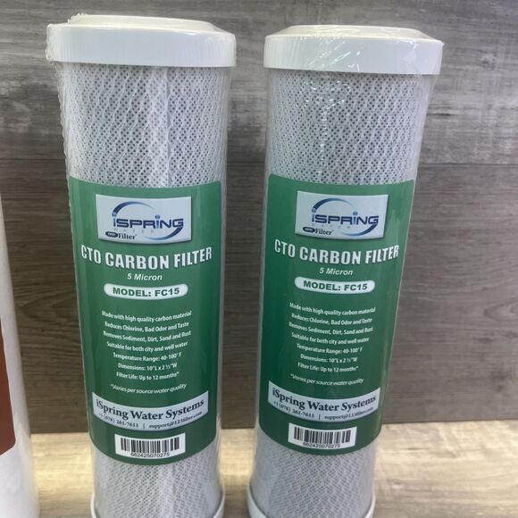 iSpring FC15 FP15 Replacement Water Filter Cartridge System Lot 5 - Picture 3 of 6